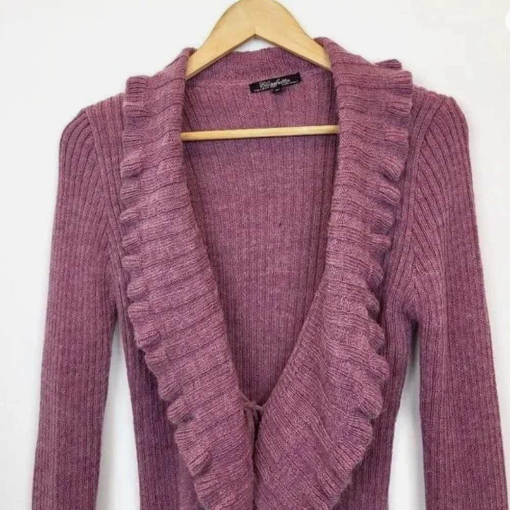 Elisabetta Collection Ruffle Cardigan - Picture 6 of 7